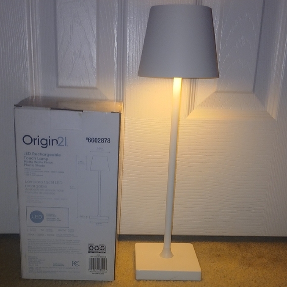 NiB White LED Rechargeable Table Lamp - Picture 3 of 8